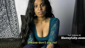 Bored Indian Housewife pleads for 3some in Hindi with Eng subtitles