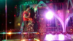 Nepal Desi Bar girl dance of the floor with a handsome boy