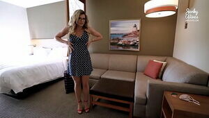 Quick and Secret Hotel Anal With My Step Mom - Cory Chase