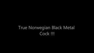 True norwegian dark-hued iron cock!!!