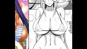 MyDoujinShop - Big Breasted Bimbos Get Slutty In Sling Bikini Ikkitousen Hentai Comic