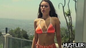 Luxurious Lana Rhoades gash opened up by harsh humping man-meat