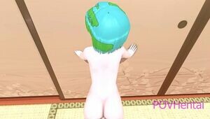 Earth-Chan missionary rear end