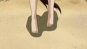 Under Romp Anime Sluty Nymphs Boned in Beach