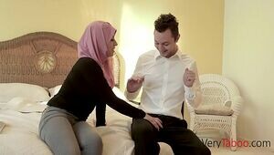 Cherry in HIJAB smashes her stepdad!