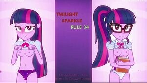 Twilight Sparkle (Equestria Girls) Rule 34 Animated