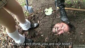 Subtitled Chinese principal outdoor burial piss baptism