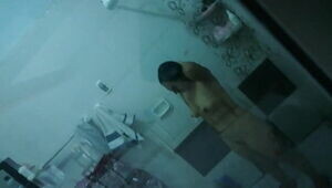 spying on my friend in the shower