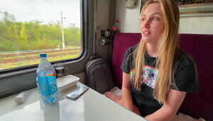 Married Alina RAI had sex on a train with a stranger