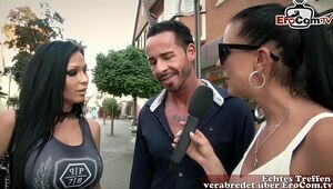 german street audition in stuttgart for outdoor ass fucking romp with fantastic duo