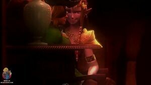 Link gets Cuckolded, Princess Zelda Taking Ganon's Cock - Legend of Zelda (Rule 34)
