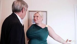 AgedLovE Huge-chested Mature Giving Wild Fellatio