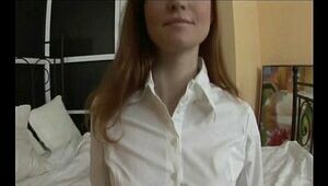 Redhead Gaping Anal for Russian Teen