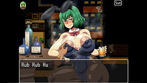 Yuka Scattred Shard Of The Yokai [PornPlay Hentai game] Ep.20 bunnysuit girl handjob a dirty old pervert