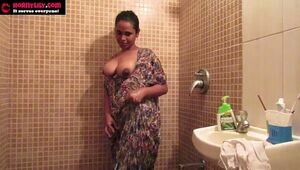 Indian Inexperienced Stunners Lily Onanism Intercourse In Bathroom