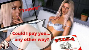 Why super hot blondes cheerleaders don't have to pay for pizza - (Become a Rockstar - Emma 1)