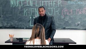 TeensLoveBlackCocks - Big Black Dicking On MLK DAY (Melissa Moore)