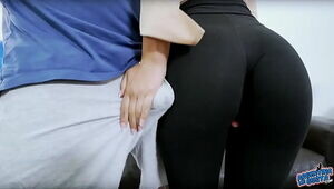 HOLY ASS! Black Leggings Are EVERYTHING. Should Be Mandatory for Latina Teens!