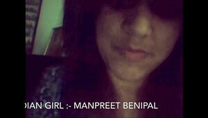 Desi Punjabi Gal Manpreet Flashing Herself on Web cam