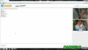 Omegle Cool Nubile Plays with Titties