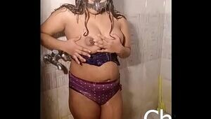 uber-sexy indian nymph taking bathroom and doing webcam showcase