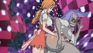 Nami fucks brulee in the ass one piece