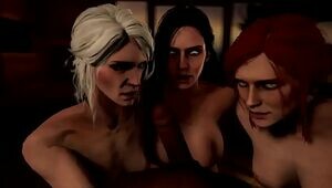 Best uncensored scenes of video game babes in 3d hentai orgy