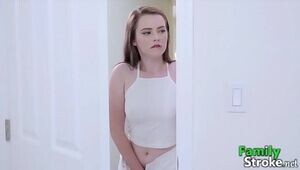 FamilyStroke: Stepdaughter's r. with Stepdaddy Fucking