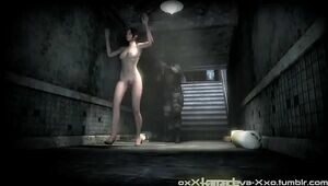Ada-Wong-gets-Spooked - Greatest Free 3 dimensional Animation