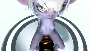 LOL Tristana gets her Yordles by grinding on her weapon