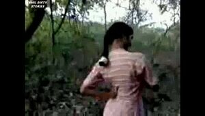 Indian chick ravaging in woods